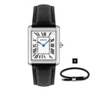 Relógio Refinelo Tank + Pulseira Marini grátis