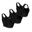 Kit 3 Sutiã MaxSupport com Abertura Frontal FemiFlex