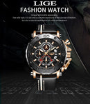 Mens Watches Top Brand Luxury Quartz Watch For Men Waterproof Sport Big