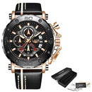 Mens Watches Top Brand Luxury Quartz Watch For Men Waterproof Sport Big