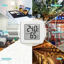 Indoor Mini Temperature and Humidity Meter Portable Electronic Digital Display