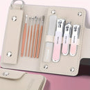 Ouriner 6-18Pcs Portable Manicure Sets Pedicure Kits Bright
