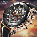 Mens Watches Top Brand Luxury Quartz Watch For Men Waterproof Sport Big