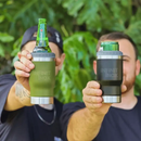 Kit 2 Copos Térmicos Cooler Infinit Inox + 2 Tampas Brinde